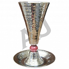 Cone Kiddush Cup Pink 