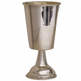 Silver Kiddush Cup on stem
