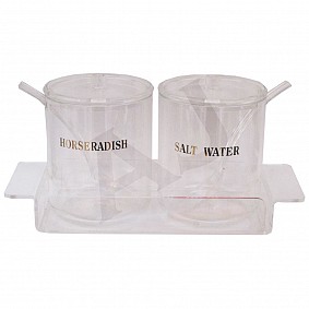 Salt Water and Horseradish Serving Container