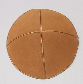 Caramel Suede Kippah