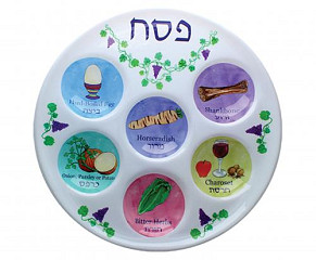 Plastic Passover Seder Plate