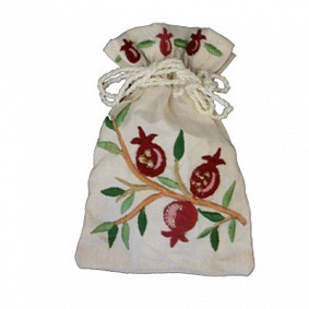 Havdalah spices in embroidered bag