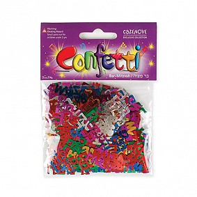 Bar Mitzvah Confetti - Multi Coloured