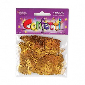 Mazal Tov Confetti - Gold