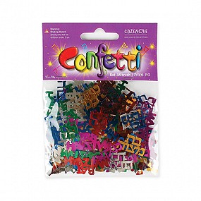 Bat Mitzvah Confetti - Multi Coloured