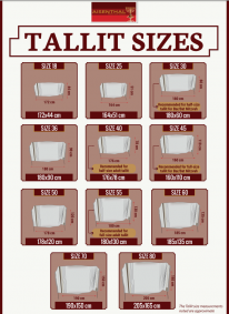 Tallit Size Guide