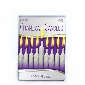Cazenove Chanukah Candles - White