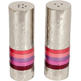 Emanuel Salt & Pepper Set - Pink Rings