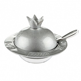 Honey Pot Pomegranate Design - Sparkling Grey