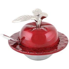 Honey Pot Apple Design - Red