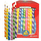 Spiral Chanukah Candles