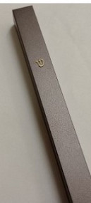 Dabbah Narrow Mezuzah Case 7cm Grey 