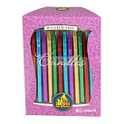 Handmade Chanukah Candles - metallic