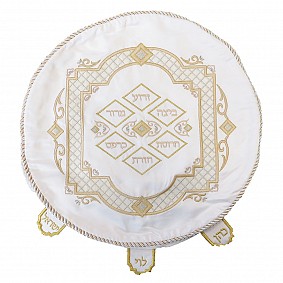 Matzah Cover -  Gold Embroidery 