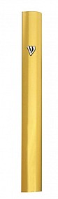 Gold Shiny Mezuza Case 10cm