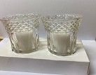 Neriot Candle holder with cut glass