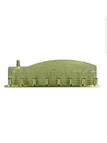 Gold Tin  Menorah