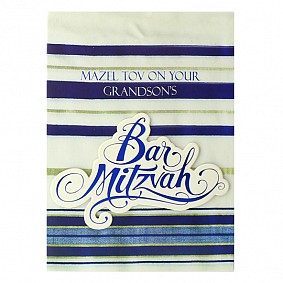 Mazel-Tov on your Grand-Son's Bar-Mitzvah  