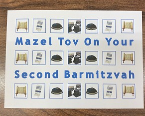 Mazel Tov on your Second Barmitzvah