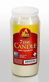7 days Memorial candle
