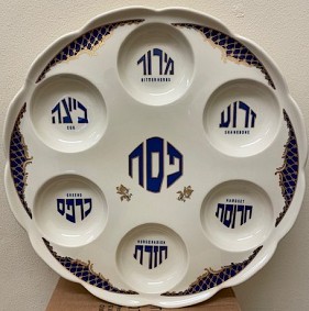 Traditional Porcelain Seder plate
