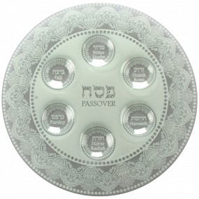 Lace Seder plate