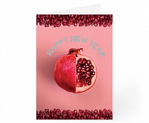 Happy New Year Card (Pomegranate)