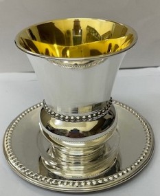 Sterling Silver Kiddush Cup Set elegant