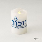 LED Flameless Yizkor Candle