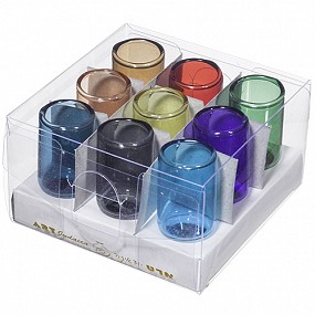 Multi colour Glass Oil Cups 5cm