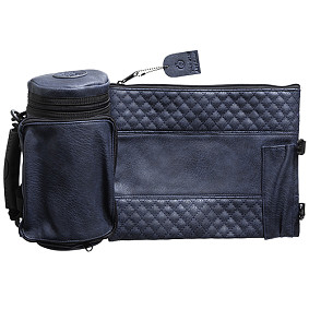 Leather like Tefillin protector case blue
