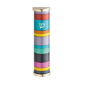 Mezuza - Rings 10cm - Multicolour
