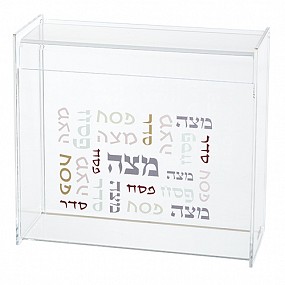 Transparant  Matzah Box  