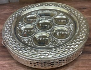 Silver plated Box Seder Tray