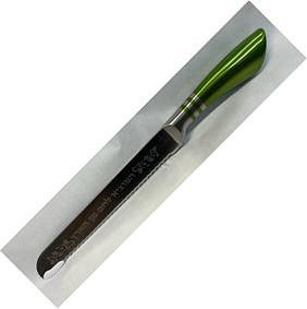 Challah Knife - Green handle