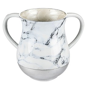 Washing Cup white marble