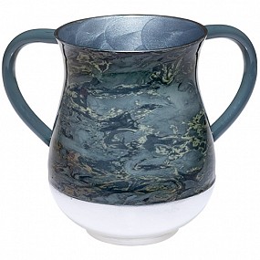 Washing Cup black marble 