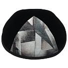 Plush  velvet kippah 
