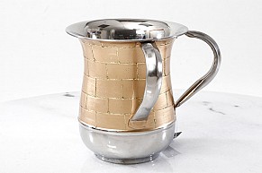 Metal Wash Cup (gold bricks)