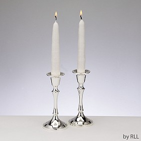 Petit Candle sticks (silver plated) 12.5cm