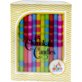 Two tone Chanukah candles 