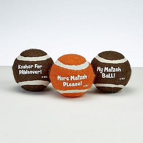 Chewdaica Passover Tennis Balls (for DOGS!)  