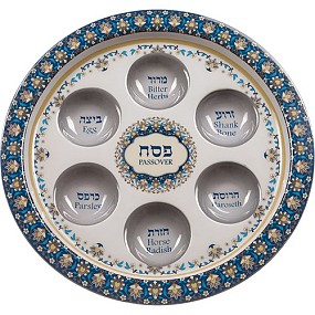 Aluminium Seder Plate - 35.5cm