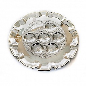 Silver Plated Seder plate 