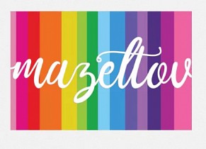 Mazel Tov Rainbow colours