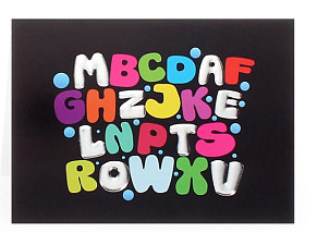 Mazel Tov in the alfabet