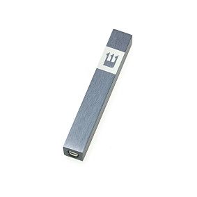 Gray Mini mezuza case 7cm