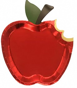 Paper apple plate