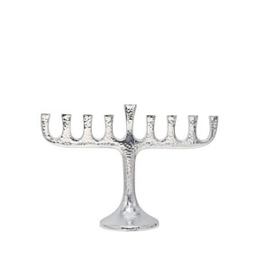 Hanukkah Menorah - Hammerwork