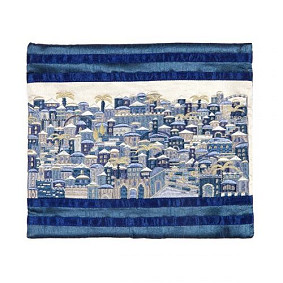 Blue Jerusalem Tallit Bag